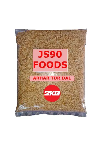 JS90 FOODS 2kg Arhar Dal | Toor Dal | Protein-Rich Pigeon Pea Lentils – Wholesome & Nutritious Choice for Everyday Cooking